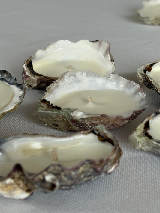 3 x Oyster Candles