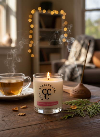 Cedarwood & Rose Geranium | Candle