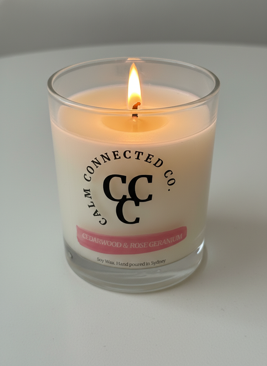 Cedarwood & Rose Geranium | Candle