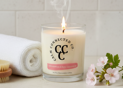Cedarwood & Rose Geranium | Candle