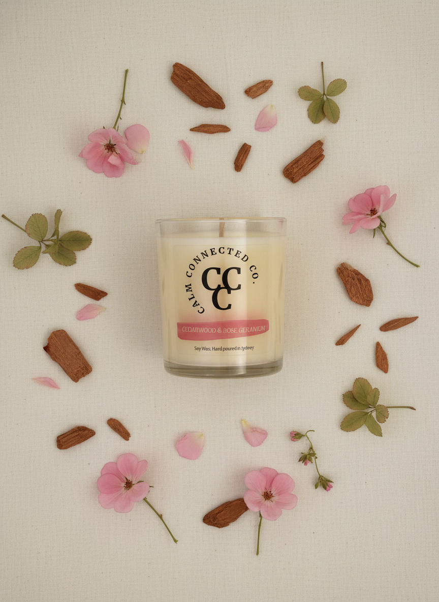 Cedarwood & Rose Geranium | Candle